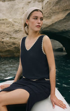 Load image into Gallery viewer, Z SUPPLY YESSENIA WHIPSTITCH SKIRT - ECLIPSE
