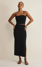 Load image into Gallery viewer, Z SUPPLY AINSLIE MIDI SKIRT - BLACK
