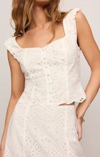 Load image into Gallery viewer, Z SUPPLY EMRIE EYELET MAXI SKIRT - WHITE
