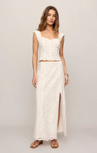 Load image into Gallery viewer, Z SUPPLY EMRIE EYELET MAXI SKIRT - WHITE
