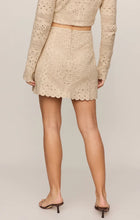 Load image into Gallery viewer, Z SUPPLY CRESSA CROCHET MINI SKIRT - NATURAL
