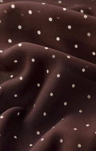 Load image into Gallery viewer, Z SUPPLY EDA POLKA DOT MESH MIDI SKIRT - DARK CHOCOLATE
