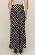 Load image into Gallery viewer, Z SUPPLY EUROPA PLAID MAXI SKIRT - ASH BLACK
