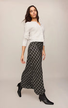 Load image into Gallery viewer, Z SUPPLY EUROPA PLAID MAXI SKIRT - ASH BLACK

