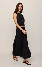Load image into Gallery viewer, Z SUPPLY MERYL MIDI SKIRT - BLACK
