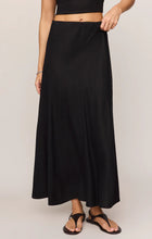 Load image into Gallery viewer, Z SUPPLY MERYL MIDI SKIRT - BLACK
