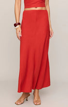 Load image into Gallery viewer, Z SUPPLY MERYL MIDI SKIRT - CHILI PEPPER
