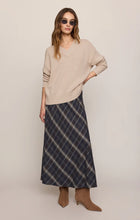 Load image into Gallery viewer, Z SUPPLY CRESTVIEW PLAID MAXI SKIRT - ECLIPSE
