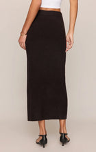 Load image into Gallery viewer, Z SUPPLY COZY MOMENT SWEATER MIDI SKIRT - DARK ROAST

