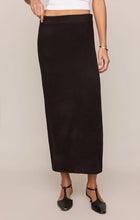 Load image into Gallery viewer, Z SUPPLY COZY MOMENT SWEATER MIDI SKIRT - DARK ROAST
