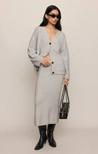 Load image into Gallery viewer, Z SUPPLY COZY MOMENT SWEATER MIDI SKIRT - FEATHER GREY
