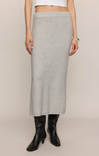 Load image into Gallery viewer, Z SUPPLY COZY MOMENT SWEATER MIDI SKIRT - FEATHER GREY
