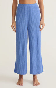 Z SUPPLY COASTLINE MINI RIB PANT - BAY BLUE