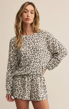 Load image into Gallery viewer, Z SUPPLY LUXE LEOPARD LONG SLEEVE TOP - CHAMPAGNE
