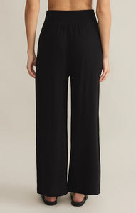 Z SUPPLY CASSIDY FULL LENGTH GAUZE PANT - BLACK