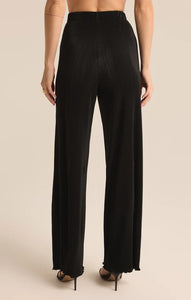 Z SUPPLY DENIA PLEATED HIGH RISE PANT - BLACK