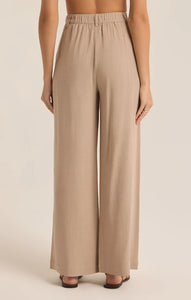 Z SUPPLY MICAH LINEN PANT - PUTTY