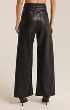 Load image into Gallery viewer, Z SUPPLY RILYNN FAUX LEATHER PANT - BLACK
