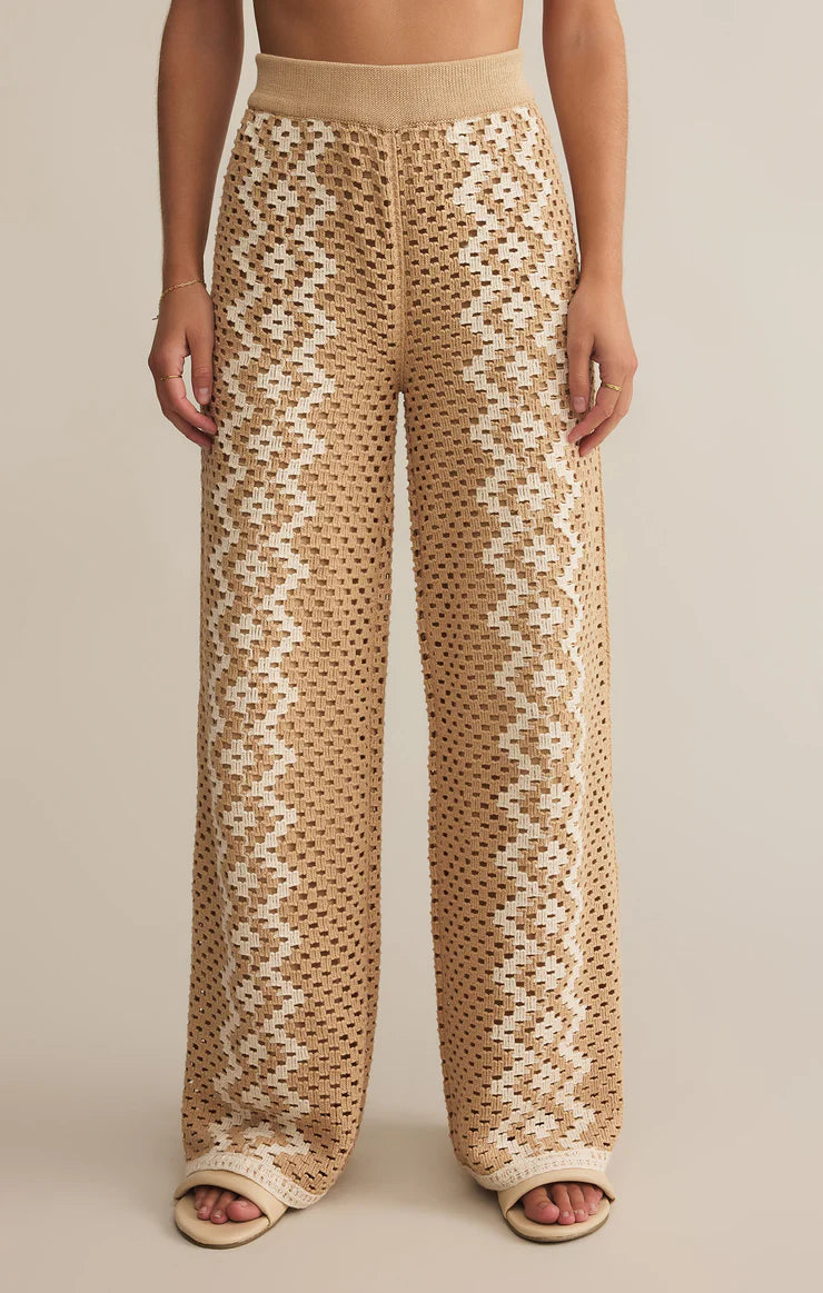 Z SUPPLY LOMA CROCHET PANT - NATURAL