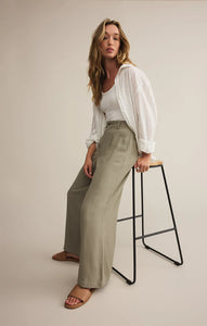 Z SUPPLY VISTA PANT - DUSTY PALM