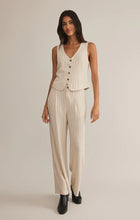 Load image into Gallery viewer, Z SUPPLY BENNET PINSTRIPE PANT - FLAX
