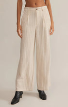 Load image into Gallery viewer, Z SUPPLY BENNET PINSTRIPE PANT - FLAX
