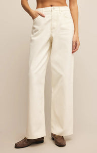 Z SUPPLY LOU DENIM PANT - OFF WHITE