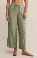 Load image into Gallery viewer, Z SUPPLY EASTON TEXTURED LINEN PANT - AVOCADO
