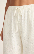 Load image into Gallery viewer, Z SUPPLY ROMI KNIT EYELET PANT - WHITE
