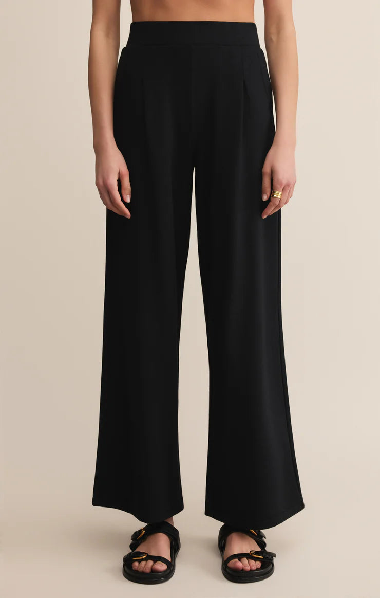 Z SUPPLY ROUND TRIP MODAL PANT - BLACK