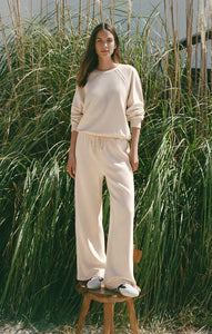 Z SUPPLY TAKE ALL FRENCH TERRY TRACK PANT - CRYSTAL