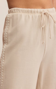 Z SUPPLY TAKE ALL FRENCH TERRY TRACK PANT - CRYSTAL