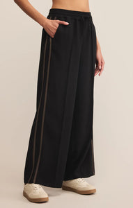 Z SUPPLY SAUNDER TRACK PANT - BLACK
