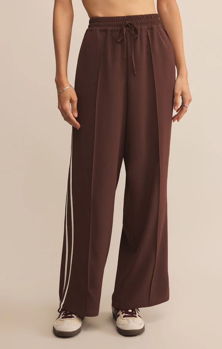 Z SUPPLY SAUNDER TRACK PANT - SANDALWOOD