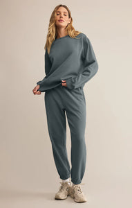 Z SUPPLY CLASSIC BOYFRIEND JOGGER - STORM CLOUD