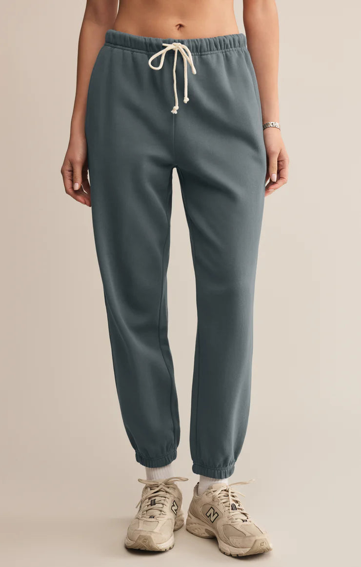 Z SUPPLY CLASSIC BOYFRIEND JOGGER - STORM CLOUD