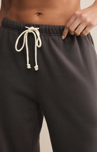 Z SUPPLY CLASSIC BOYFRIEND JOGGER - WASHED BLACK