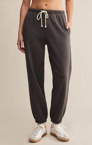 Z SUPPLY CLASSIC BOYFRIEND JOGGER - WASHED BLACK