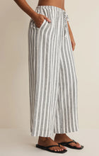 Load image into Gallery viewer, Z SUPPLY THE PERFECT STRIPED LINEN PANT - WHITE
