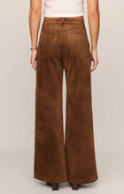 Load image into Gallery viewer, Z SUPPLY CECILE FAUX SUEDE WIDE LEG PANT - SADDLE SUEDE

