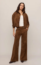 Load image into Gallery viewer, Z SUPPLY CECILE FAUX SUEDE WIDE LEG PANT - SADDLE SUEDE
