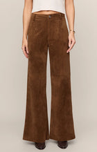 Load image into Gallery viewer, Z SUPPLY CECILE FAUX SUEDE WIDE LEG PANT - SADDLE SUEDE
