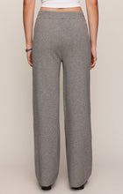 Load image into Gallery viewer, Z SUPPLY TAKE IT EASY WIDE LEG SWEATER PANT - CLASSIC HEATHER GREY
