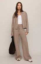 Load image into Gallery viewer, Z SUPPLY TAKE IT EASY WIDE LEG SWEATER PANT - HEATHER ASH
