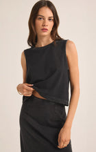 Load image into Gallery viewer, Z SUPPLY SLOANE COTTON JERSEY TANK - BLACK
