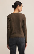 Load image into Gallery viewer, Z SUPPLY MODERN SLUB LONG SLEEVE TOP - TAVERN
