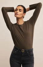 Load image into Gallery viewer, Z SUPPLY MODERN SLUB LONG SLEEVE TOP - TAVERN
