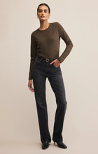 Load image into Gallery viewer, Z SUPPLY MODERN SLUB LONG SLEEVE TOP - TAVERN
