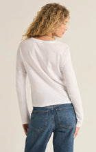 Load image into Gallery viewer, Z SUPPLY MODERN SLUB LONG SLEEVE TEE - WHITE
