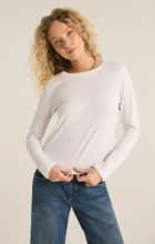 Load image into Gallery viewer, Z SUPPLY MODERN SLUB LONG SLEEVE TEE - WHITE
